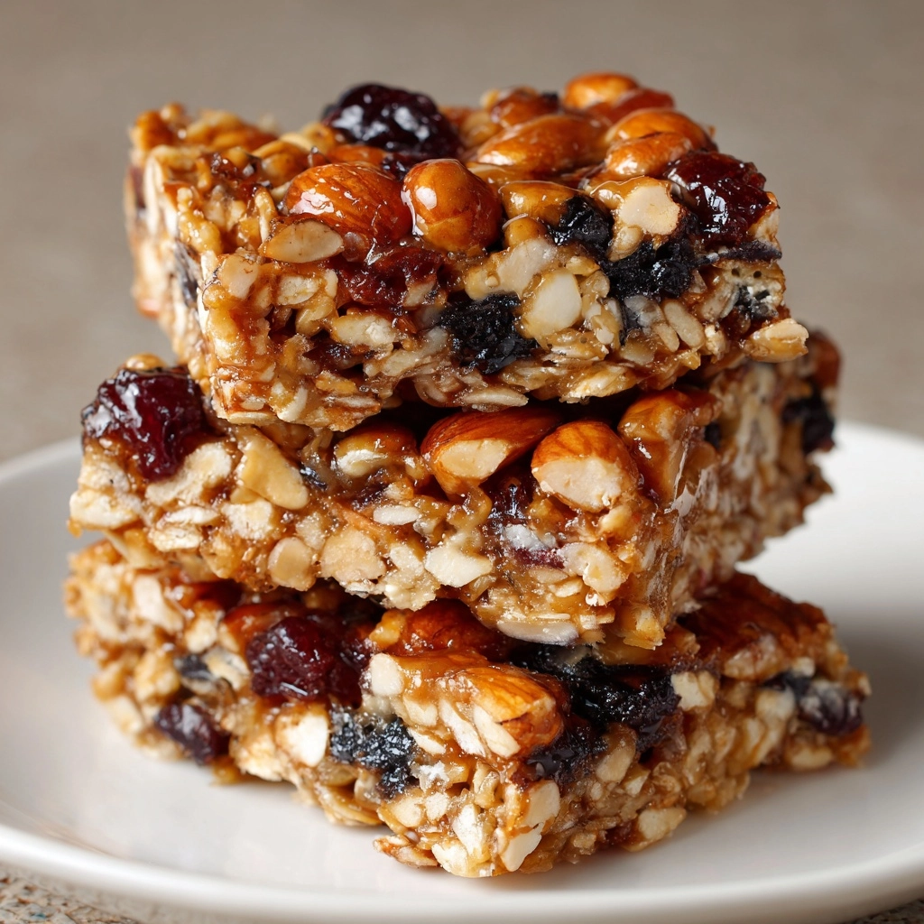 Homemade Banana Granola Bars Recipe - Recipe Image