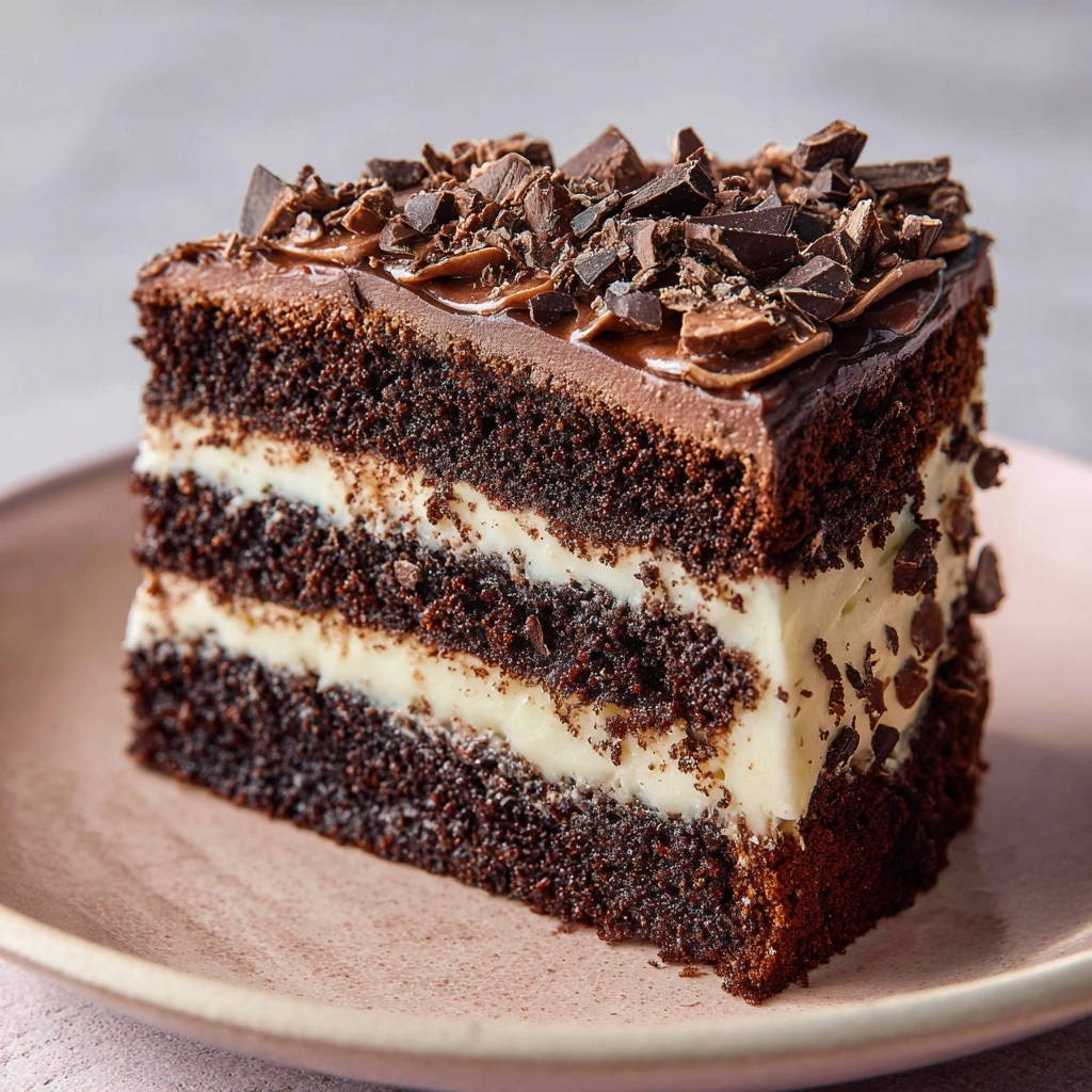 Hershey’s Chocolate Cake with Cream Cheese Filling Recipe