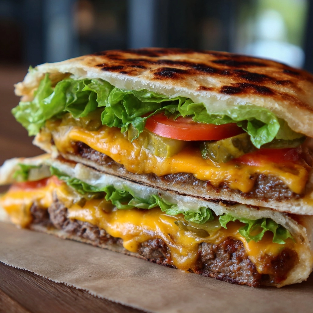 Air Fryer Cheeseburger Wraps Recipe - Recipe Image