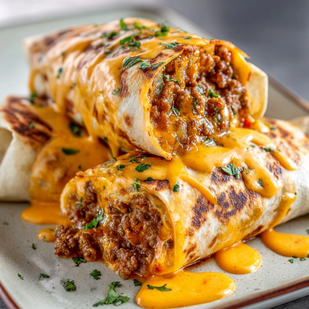 Best Beef and Cheese Burrito Recipe - Recipe Image
