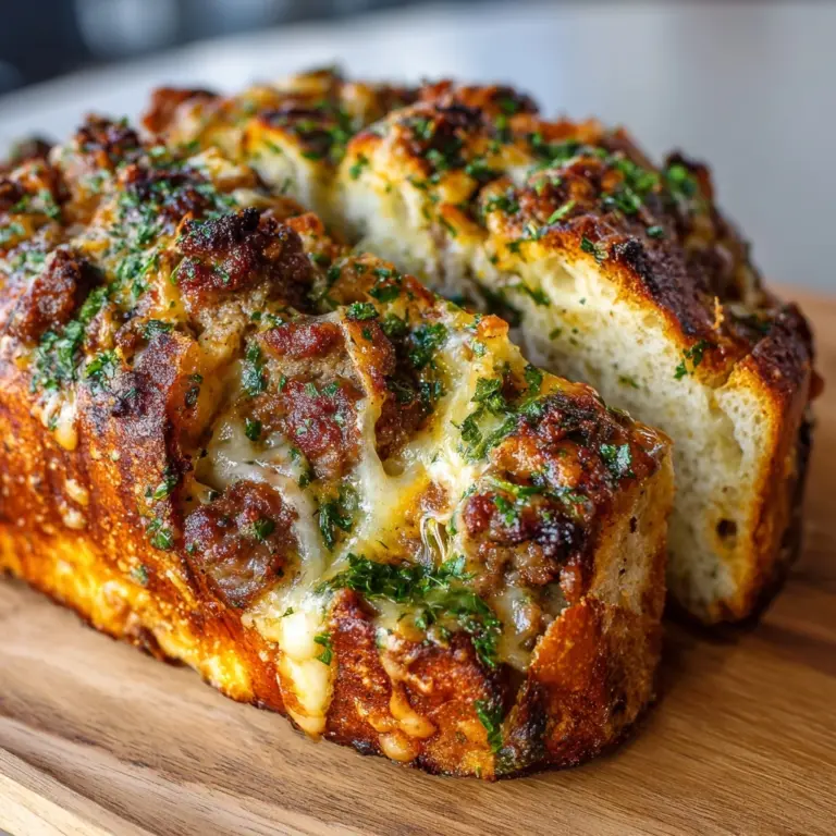 Sausage and Cheese Bread Recipe