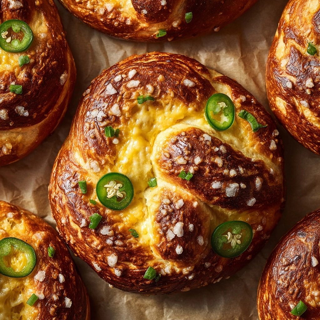 Jalapeno Cheddar Pretzel Twists Recipe