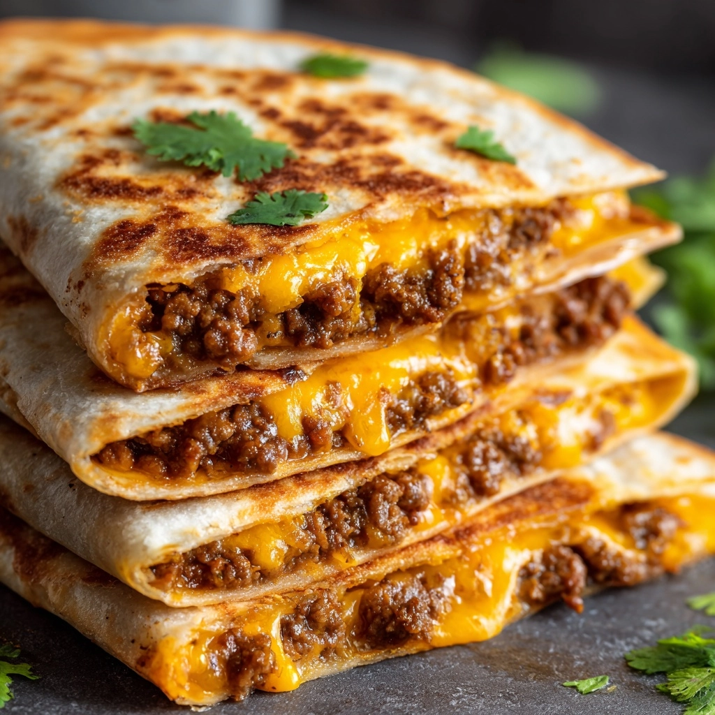 Spicy Beef Quesadillas Recipe