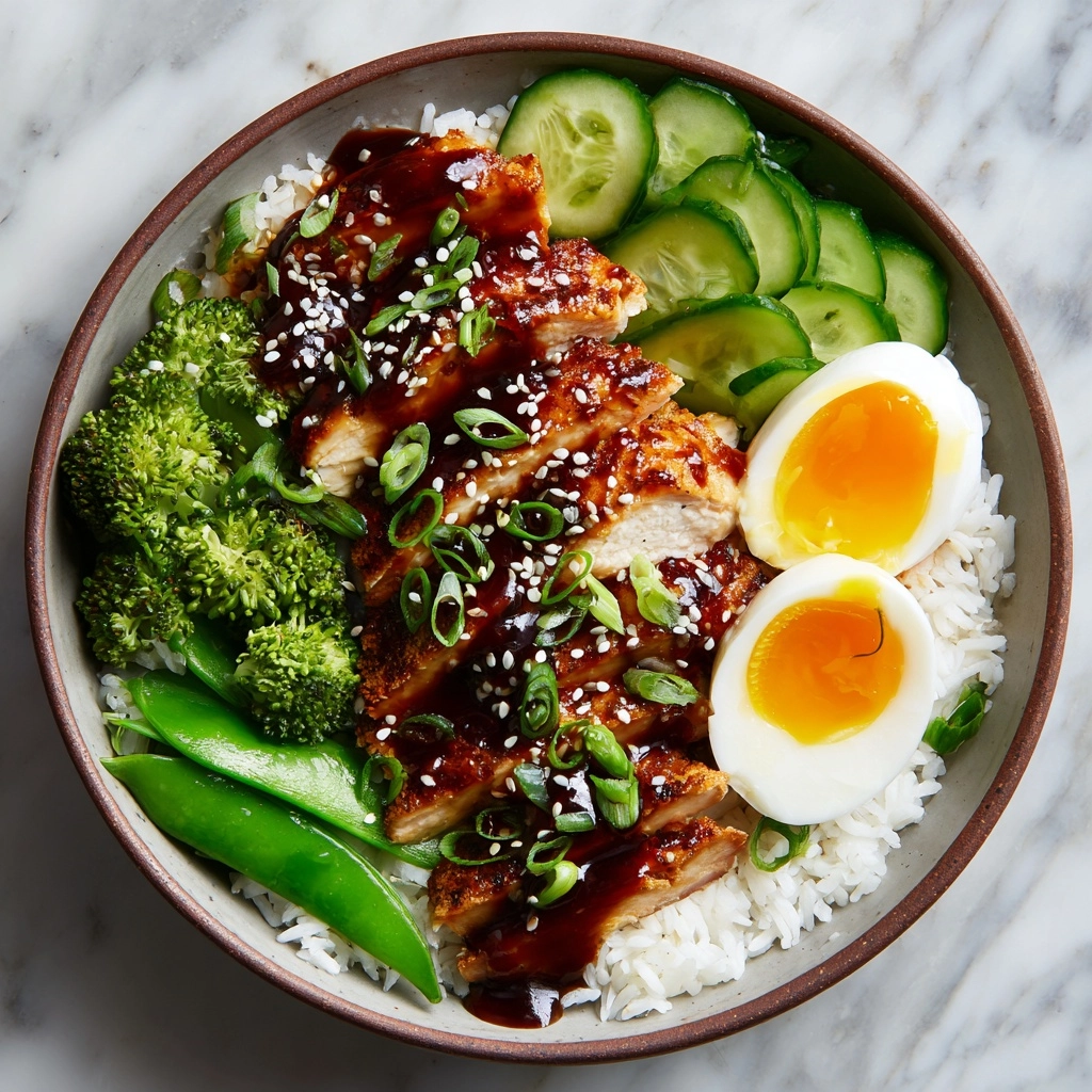 Sticky Chicken Rice Bowls Recipe - Recipe Image