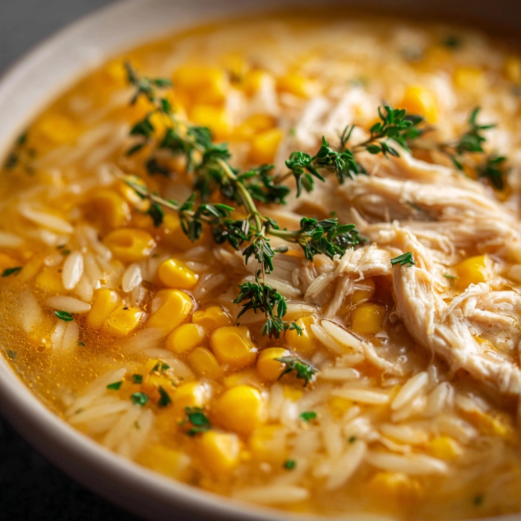 Chicken and Sweet Corn Soup Recipe