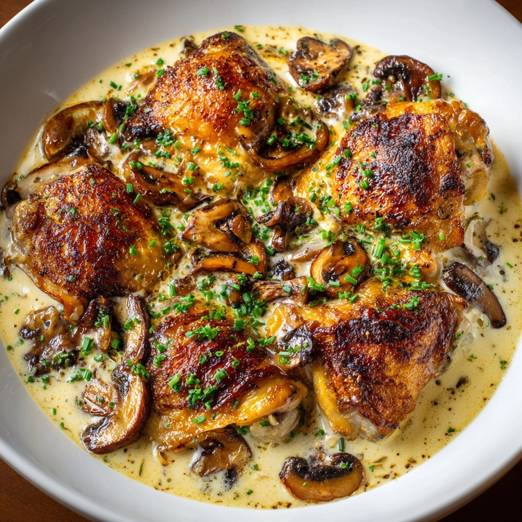 Baked Legs with Cream of Mushroom Recipe - Recipe Image