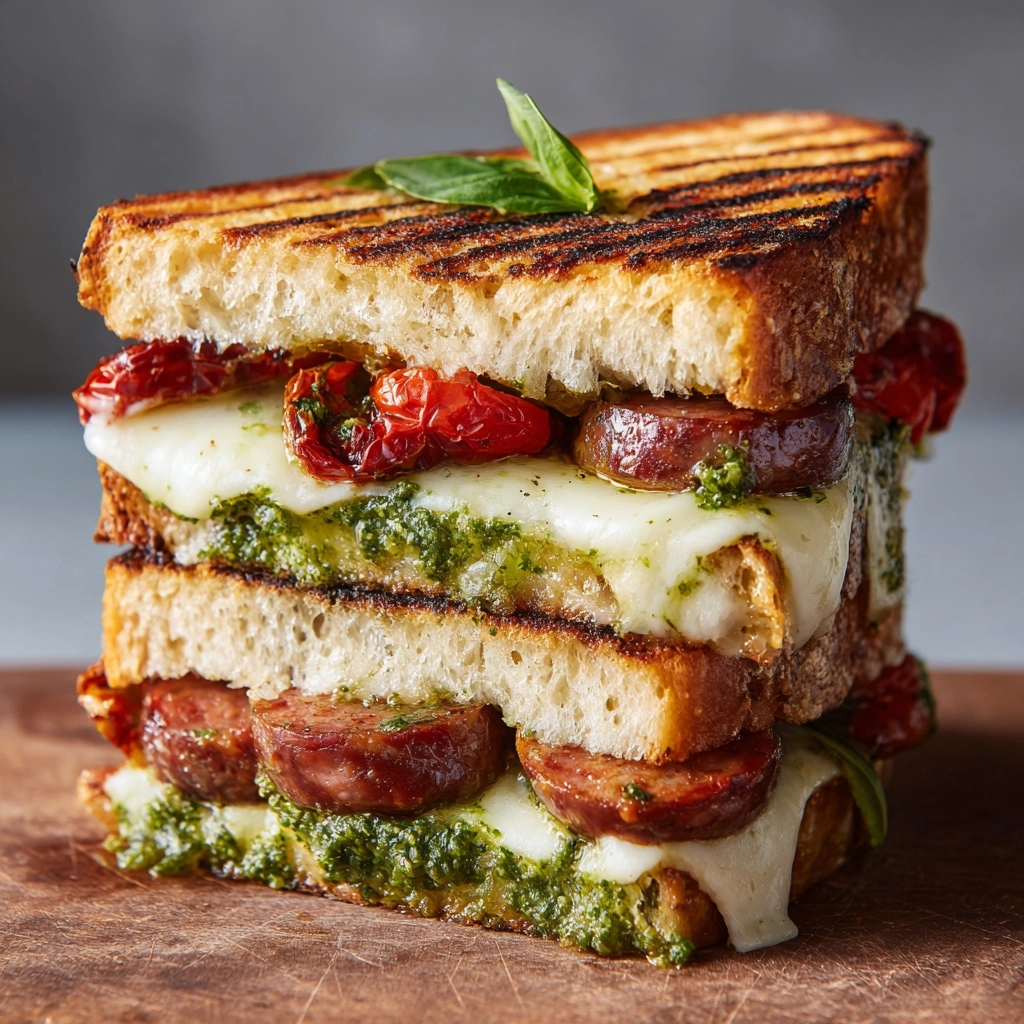 Toasted Tuscan Sausage Sandwich Recipe