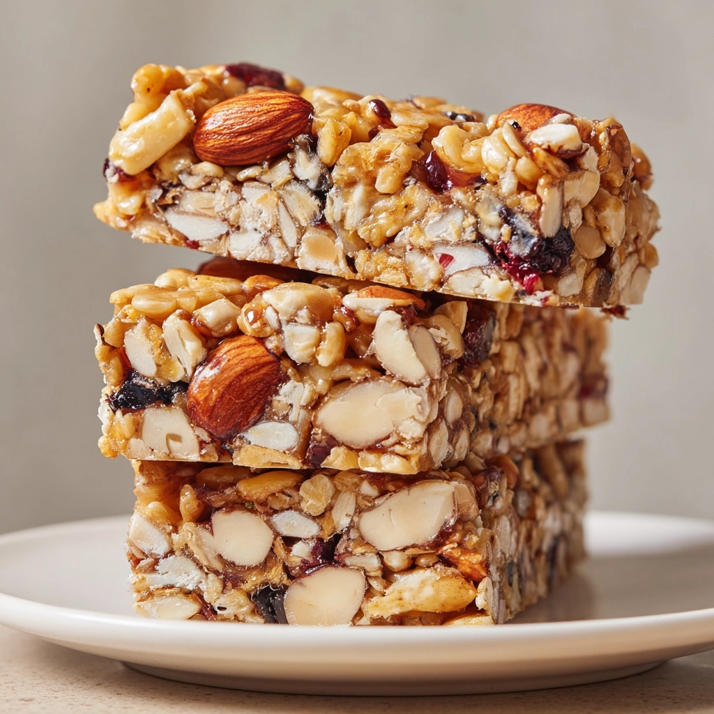 Homemade Banana Granola Bars Recipe - Recipe Image