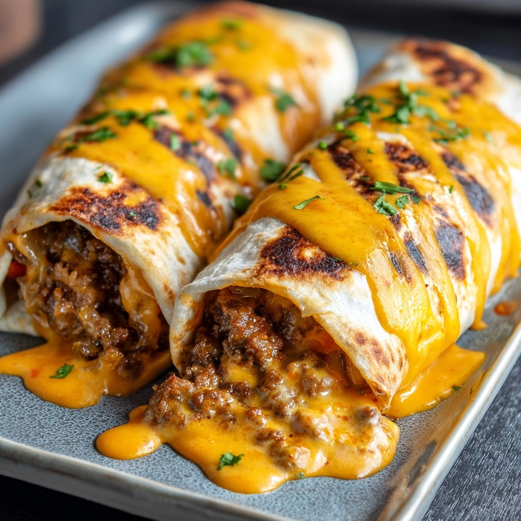 Best Beef and Cheese Burrito Recipe - Recipe Image