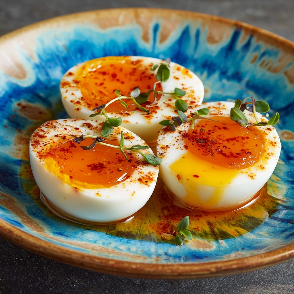 Turkish Eggs (Cilbir) Recipe - Recipe Image