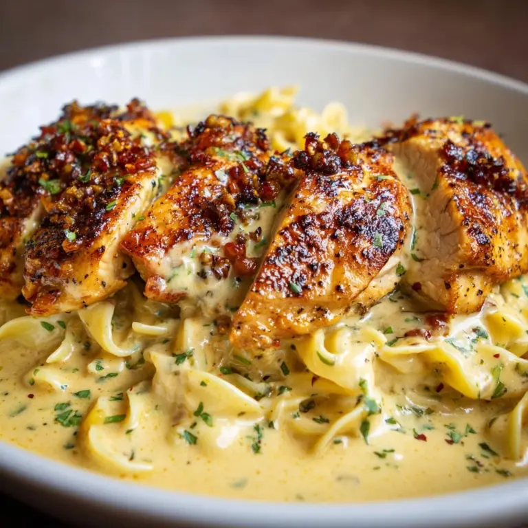 Creamy Lemon Herb Parmesan Chicken Recipe