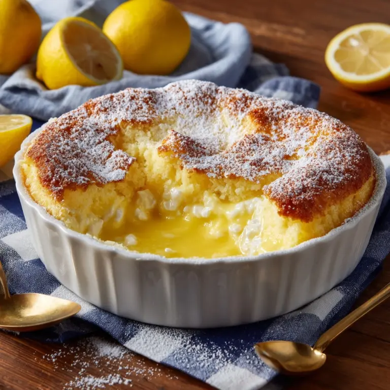 Magic Lemon Cobbler Recipe