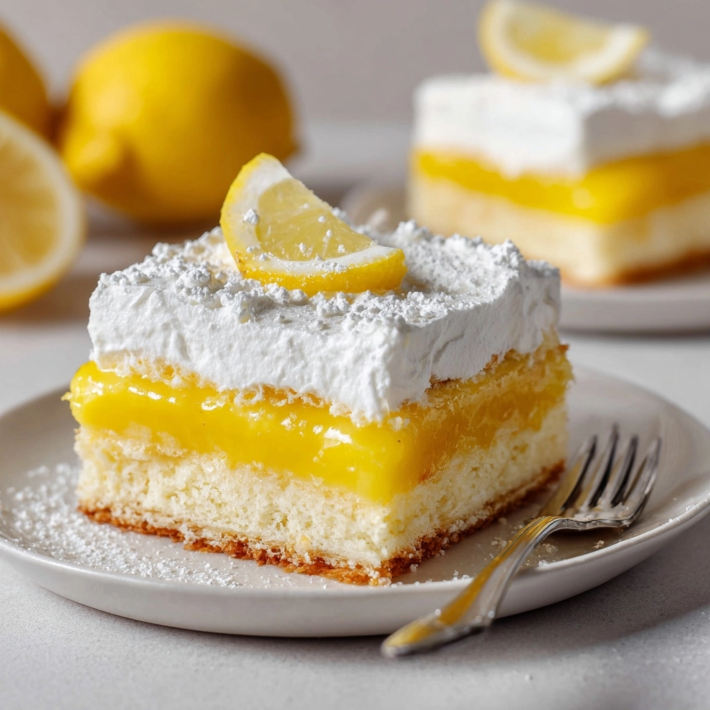 Lemon Lush Cake Recipe - Recipe Image