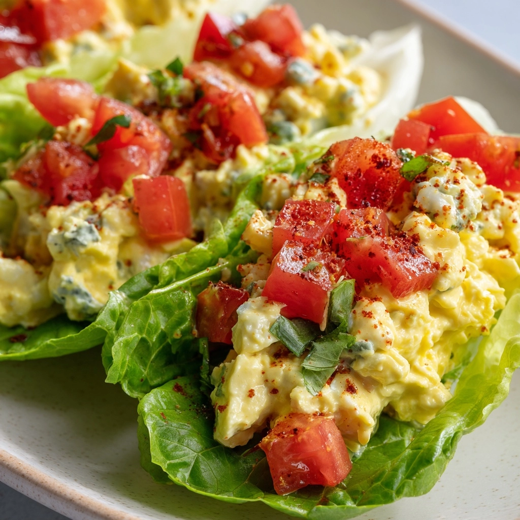 BLT Egg Salad Lettuce Wraps Recipe - Recipe Image