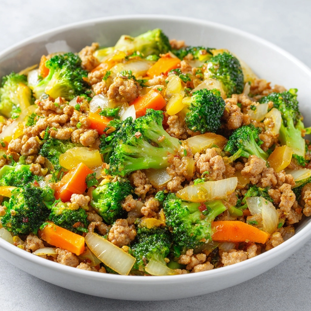 Ground Turkey Stir Fry with Broccoli Recipe