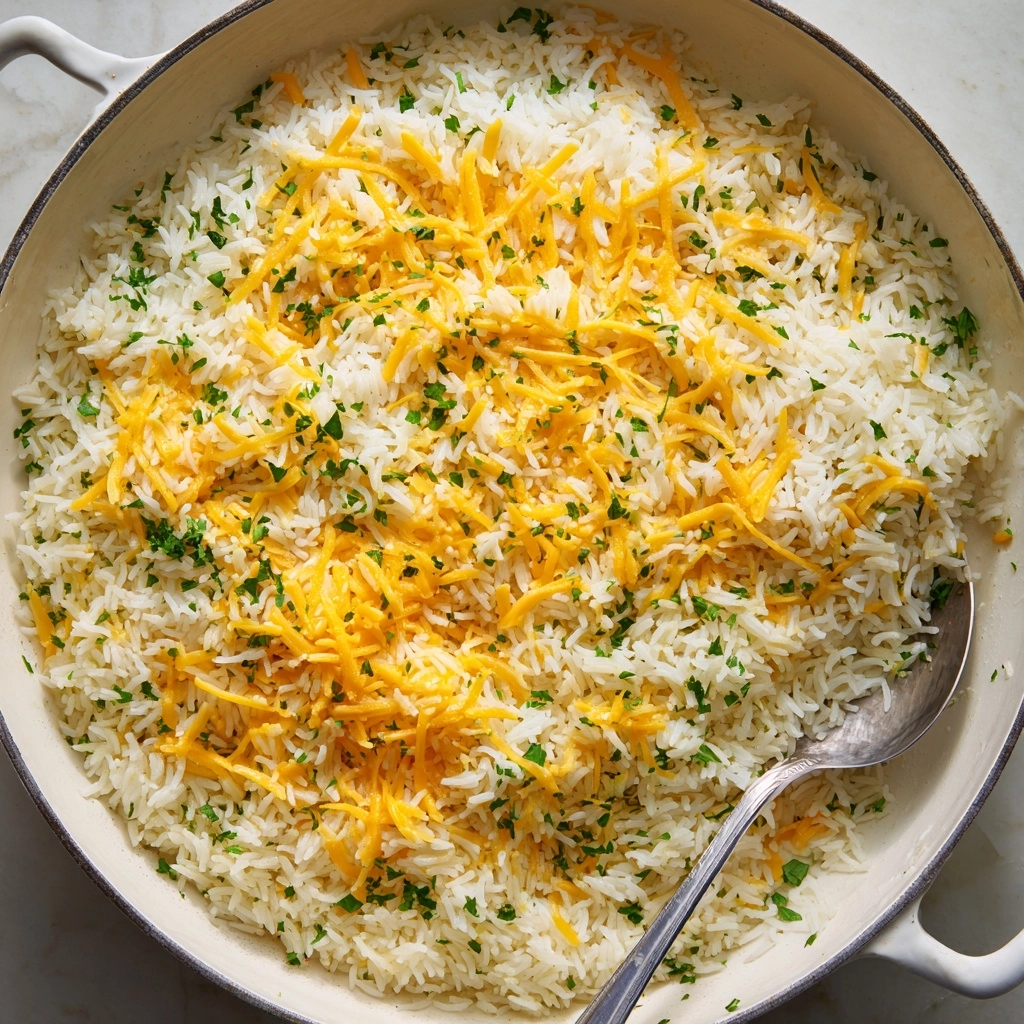 Cheesy Rice Recipe - Recipe Image