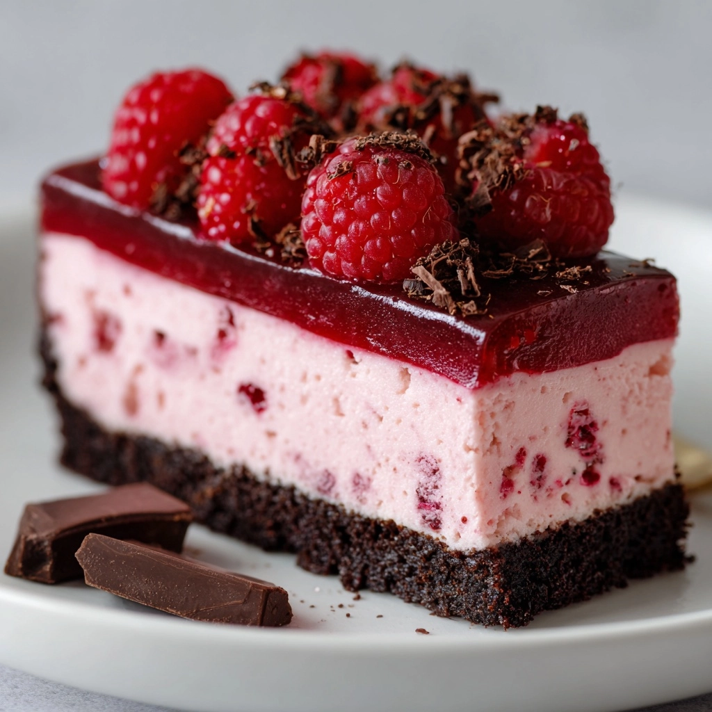 Dark Chocolate Raspberry Cheesecake Recipe - Recipe Image