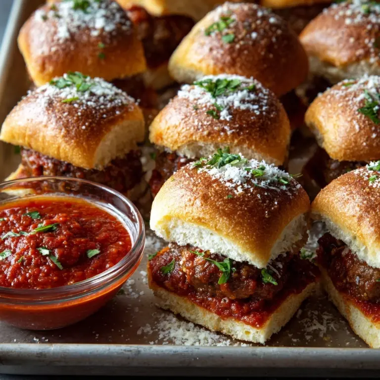 Chicken Parmesan Sliders Recipe
