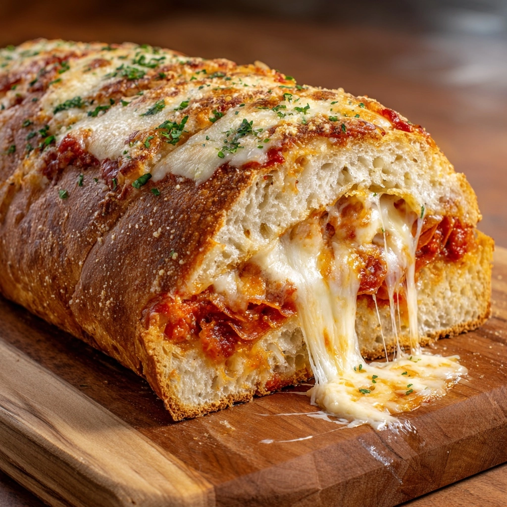 Homemade Stromboli Recipe - Recipe Image
