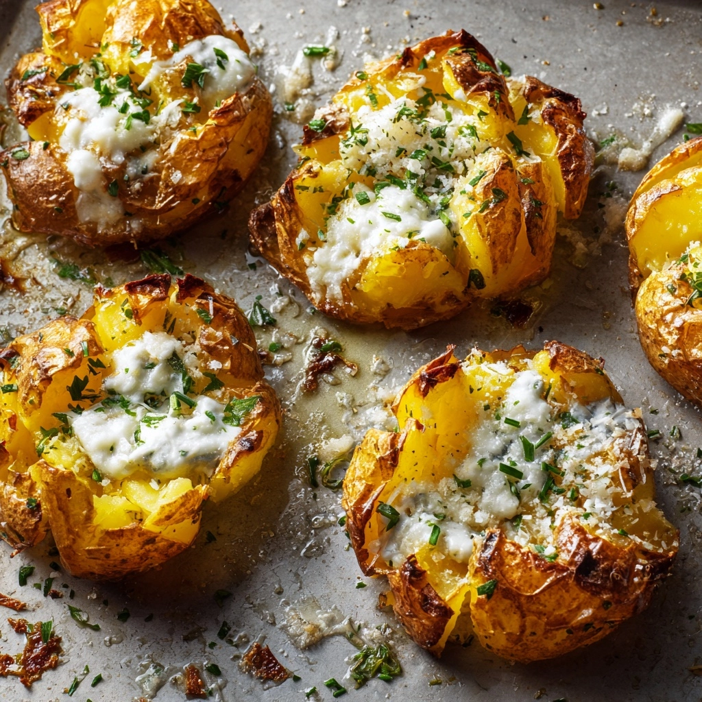 Air-Fryer Smashed Potatoes Recipe - Recipe Image