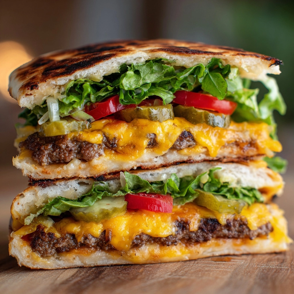 Air Fryer Cheeseburger Wraps Recipe - Recipe Image