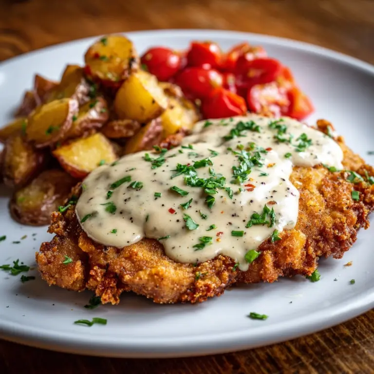 Southern Fried Chicken with Creamy Gravy Recipe