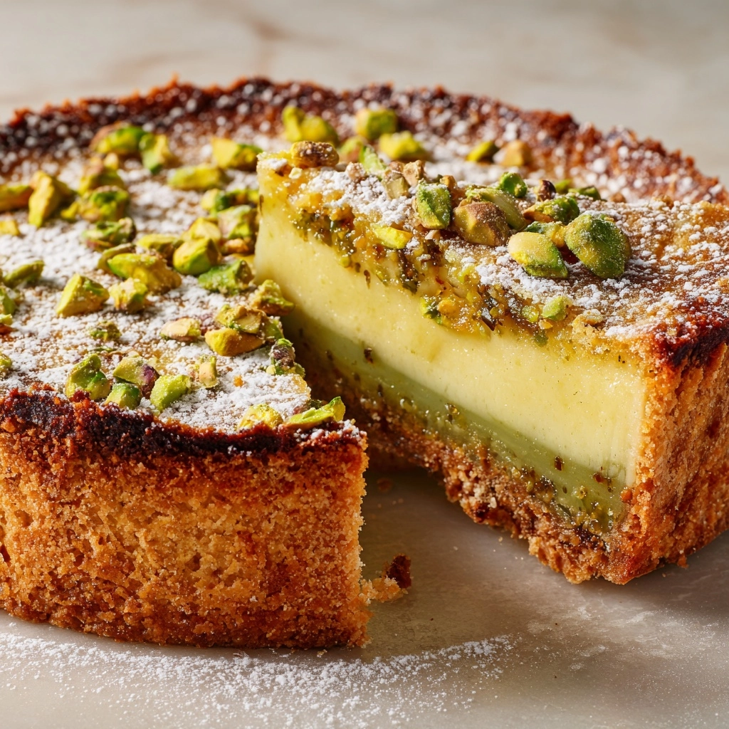Pistachio Ooey Gooey Butter Cake Recipe - Recipe Image