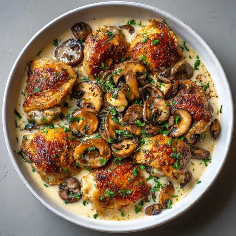 Baked Legs with Cream of Mushroom Recipe