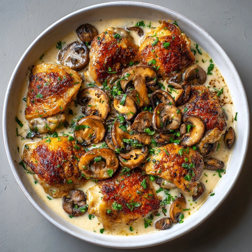 Baked Legs with Cream of Mushroom Recipe