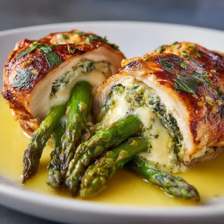 Asparagus Stuffed Chicken Recipe