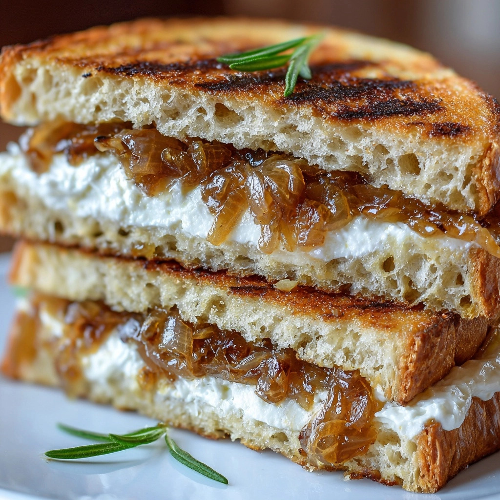 French Onion Grilled Cheese Recipe - Recipe Image
