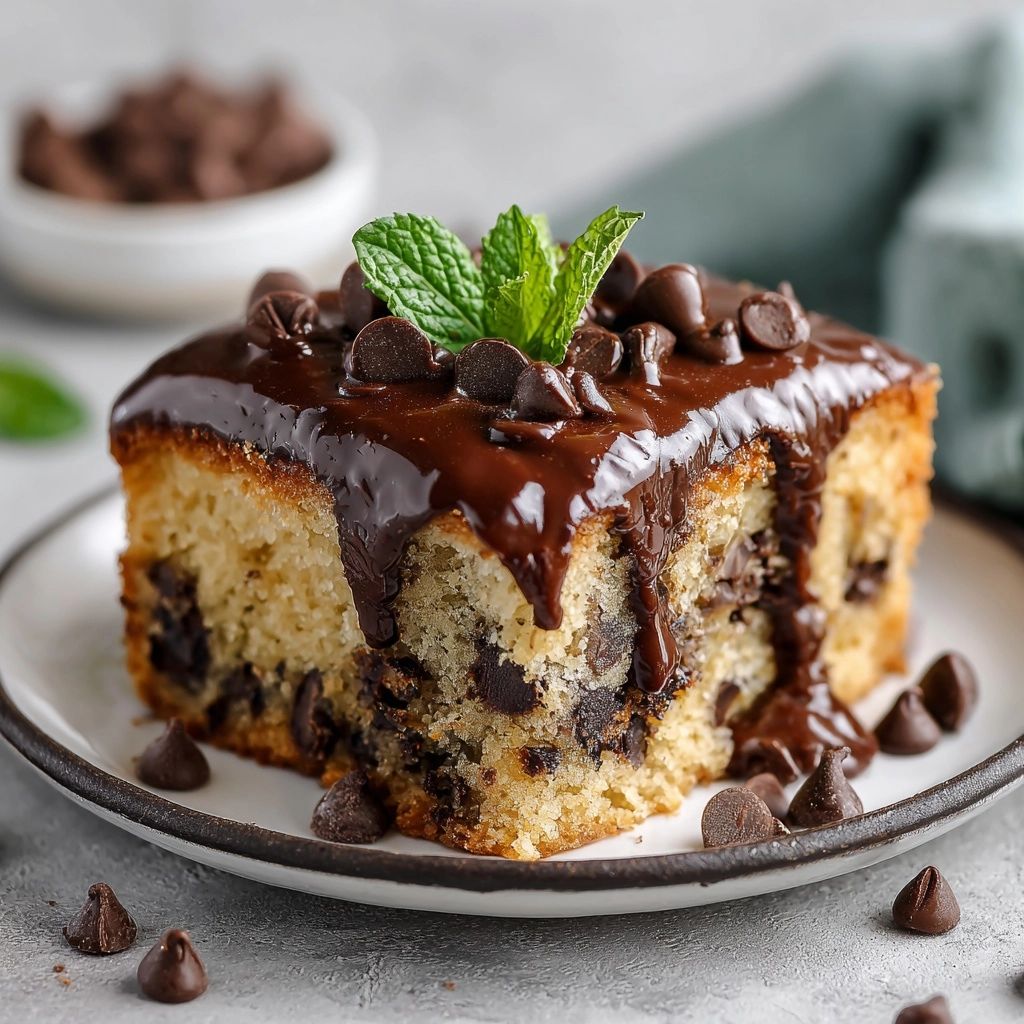 Chocolate Chip Banana Cake Recipe - Recipe Image