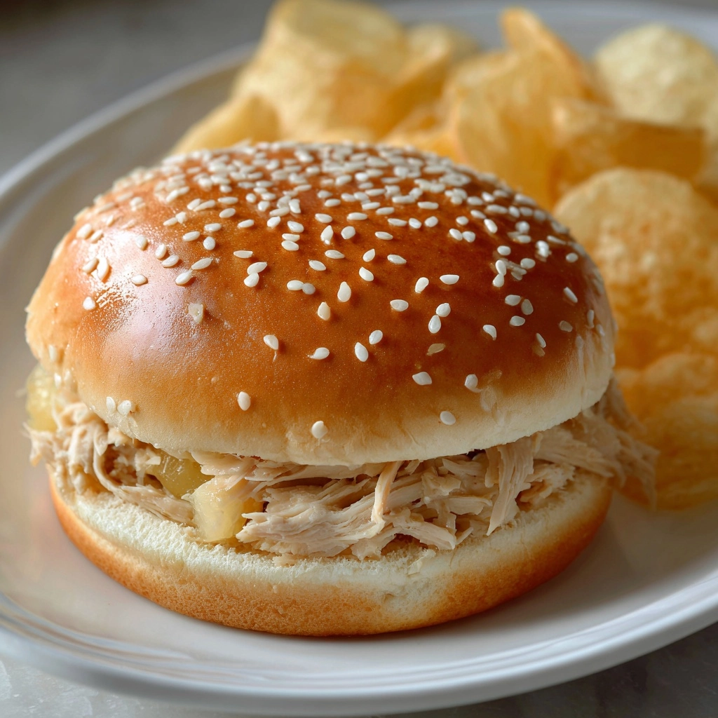 Ohio Shredded Chicken Sandwiches Recipe - Recipe Image