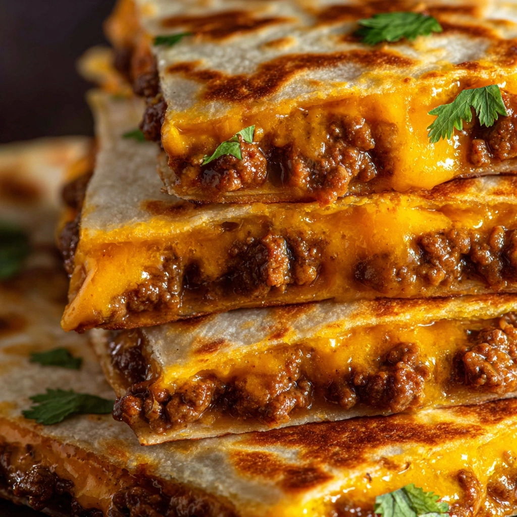Spicy Beef Quesadillas Recipe - Recipe Image