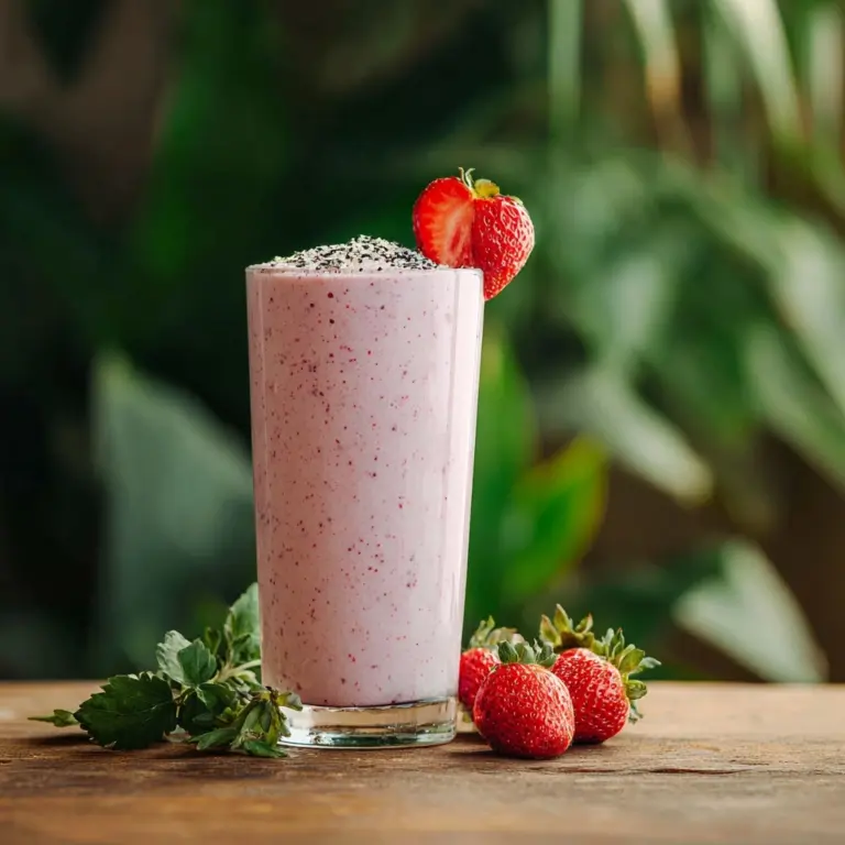 Fat Burning Strawberry Smoothie Recipe