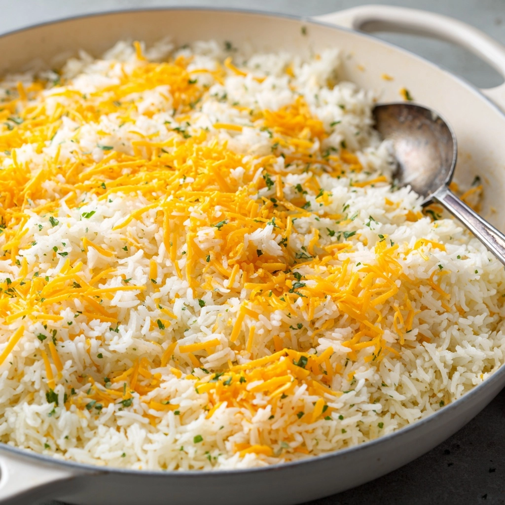 Cheesy Rice Recipe - Recipe Image