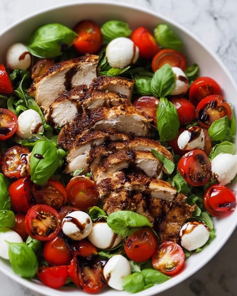Balsamic Chicken Caprese Salad Recipe