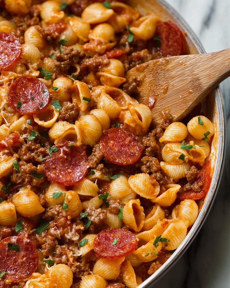 One-Pot Pizza Pasta Recipe - Recipe Image