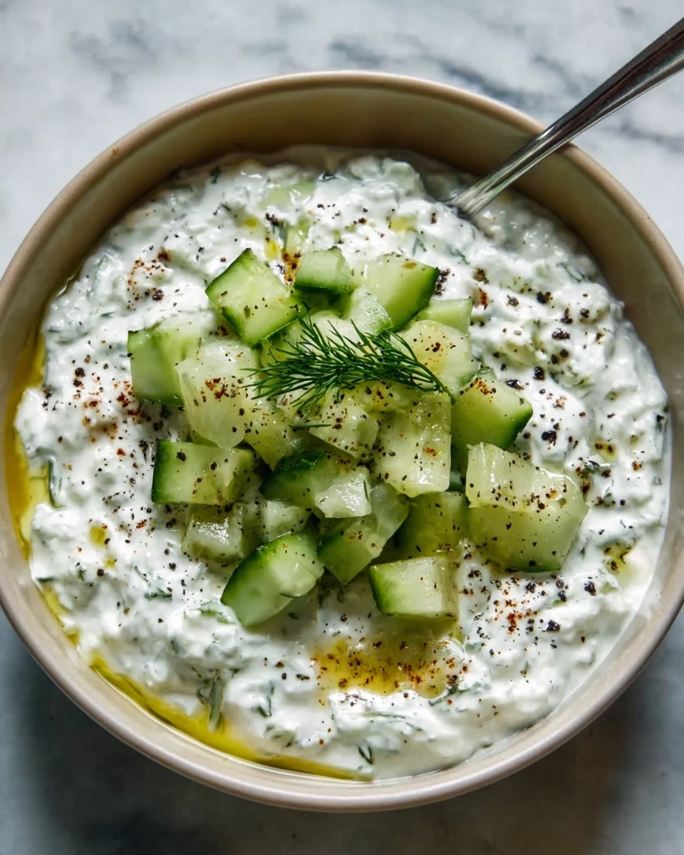 Cacik (Turkish Yogurt & Cucumber) Recipe - Recipe Image
