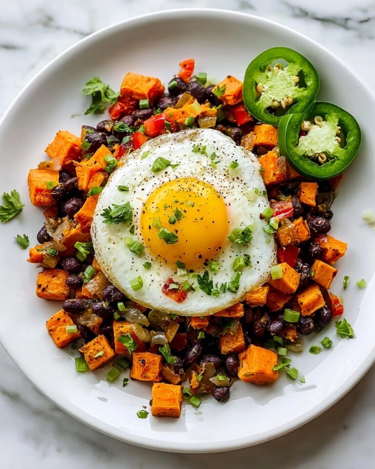Sweet Potato Breakfast Hash with Black Beans Recipe