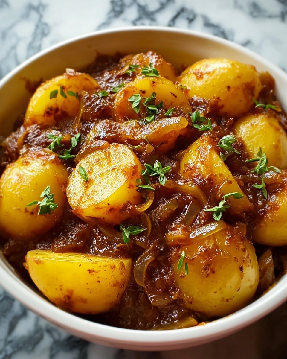 Slow Cooker Garlic Parmesan Baby Potatoes Recipe - Recipe Image