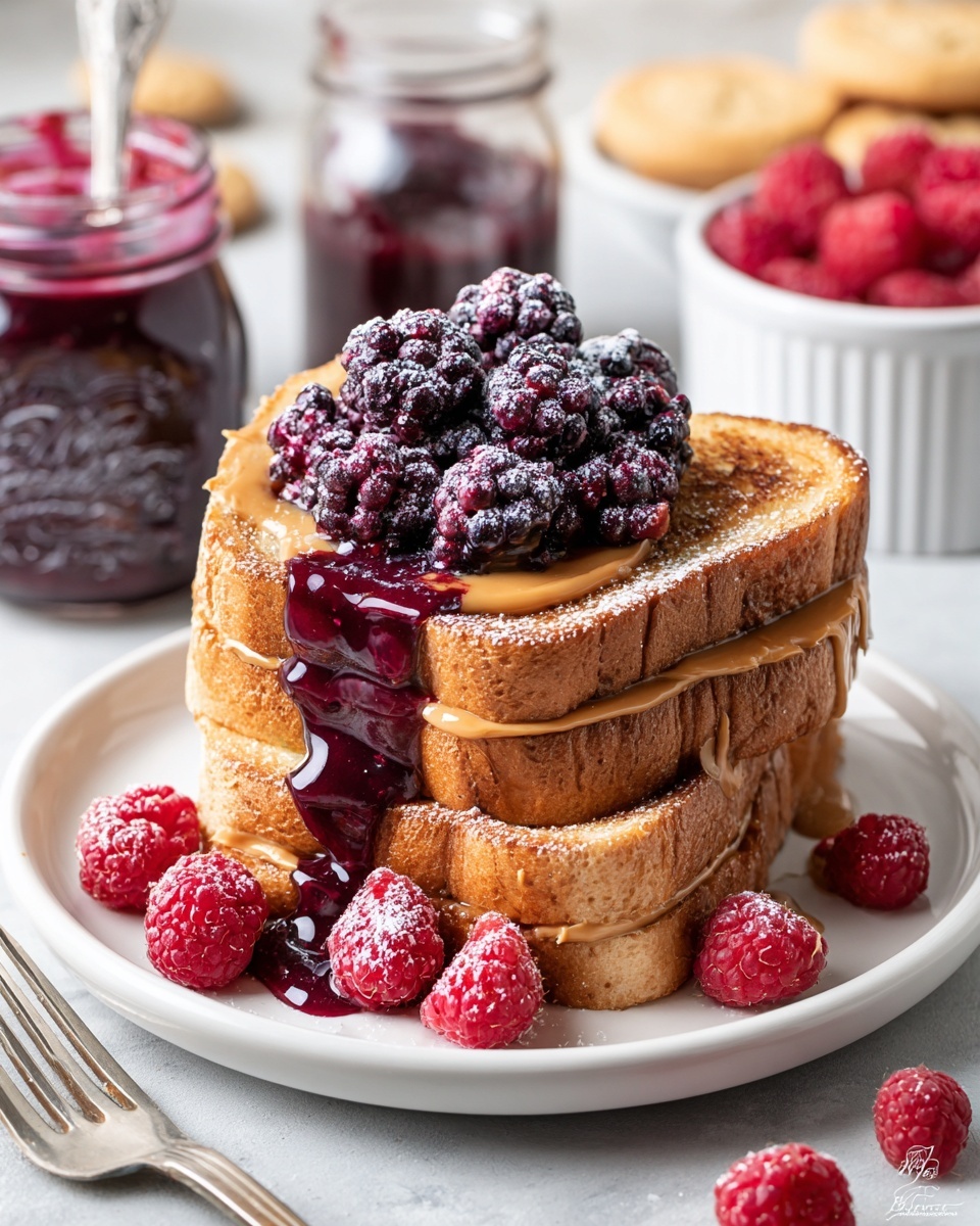 Peanut Butter and Jelly French Toast Recipe - Recipe Image