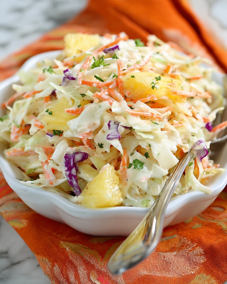 Hawaiian Pineapple Coleslaw Recipe - Recipe Image