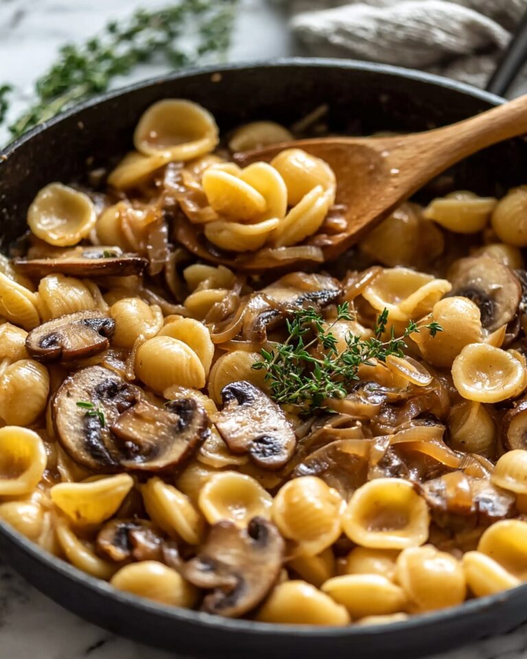 One Pot French Onion Pasta Recipe