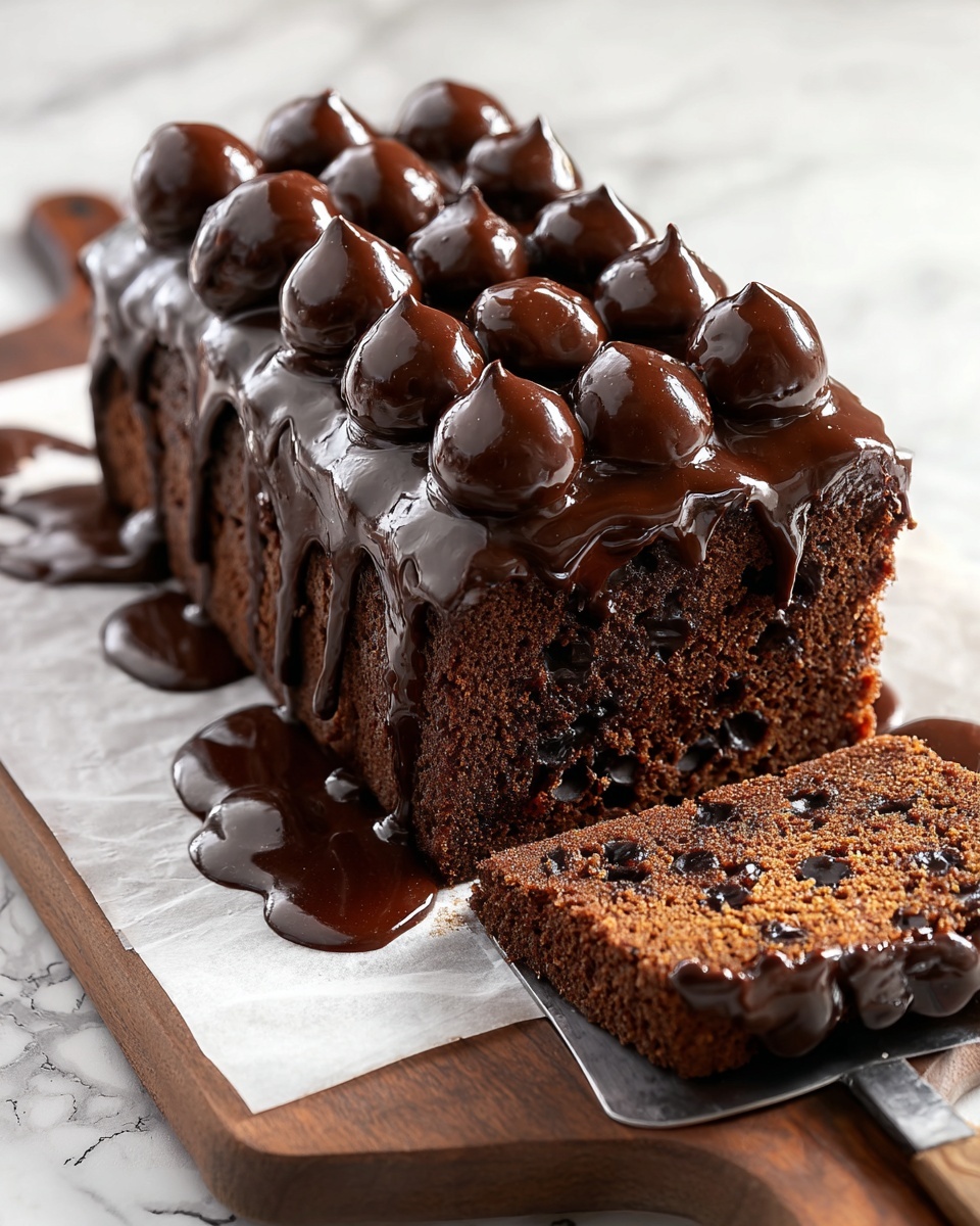 Hot Fudge Brownie Bread Recipe - Recipe Image