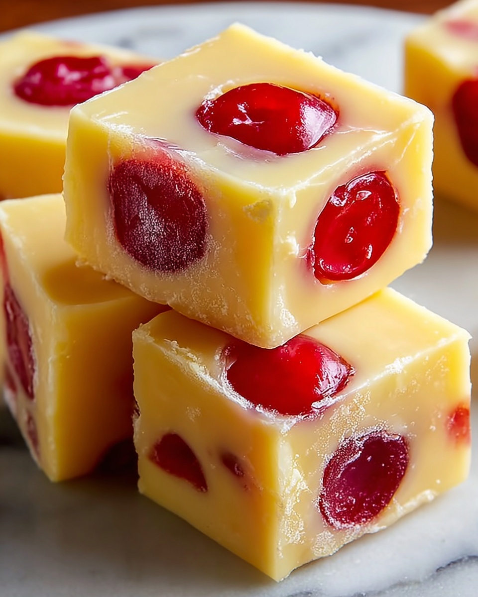 Pineapple Upside Down Cake Fudge Recipe - Recipe Image