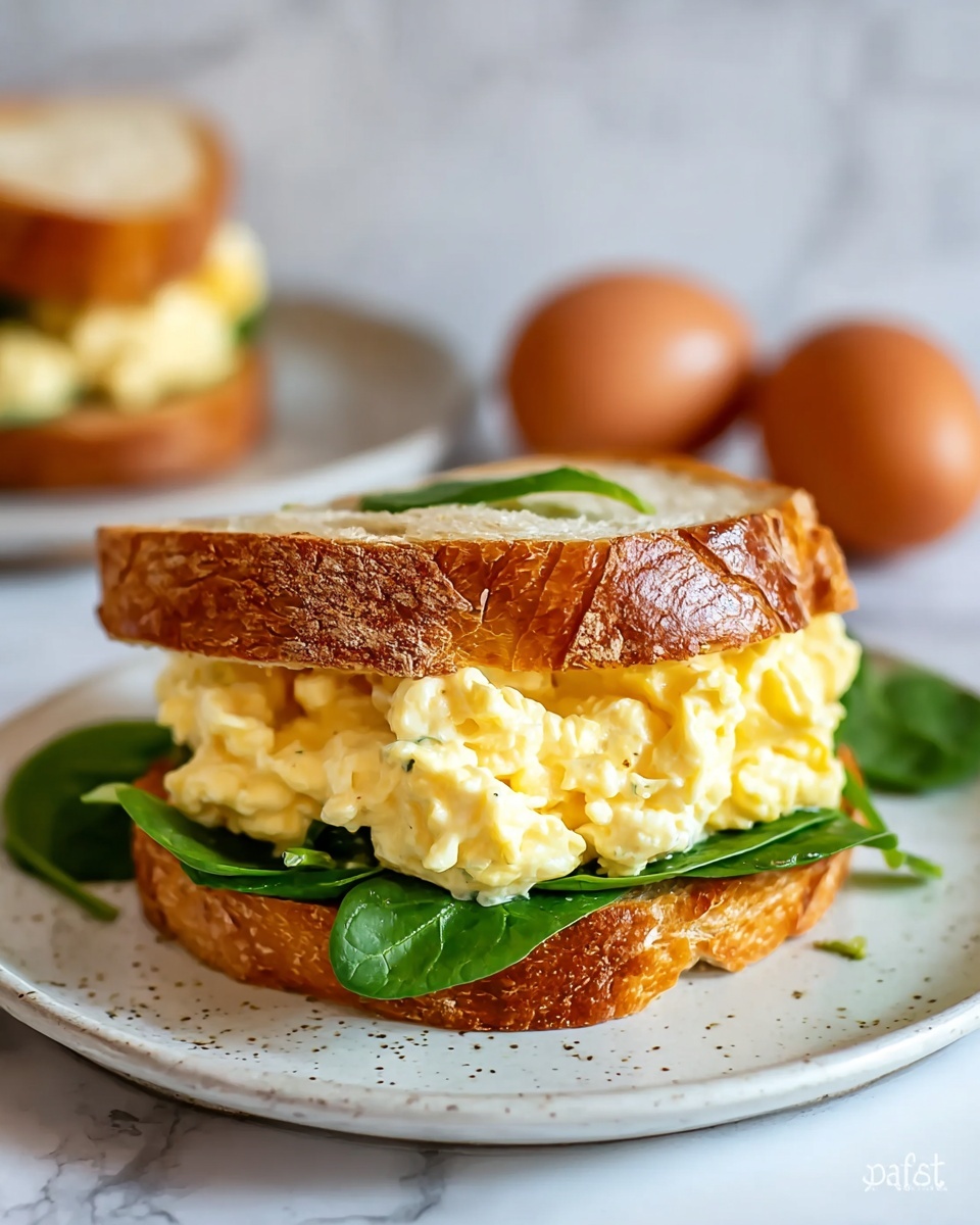 Easy Egg Salad Sandwich with Cream Cheese Recipe - Recipe Image