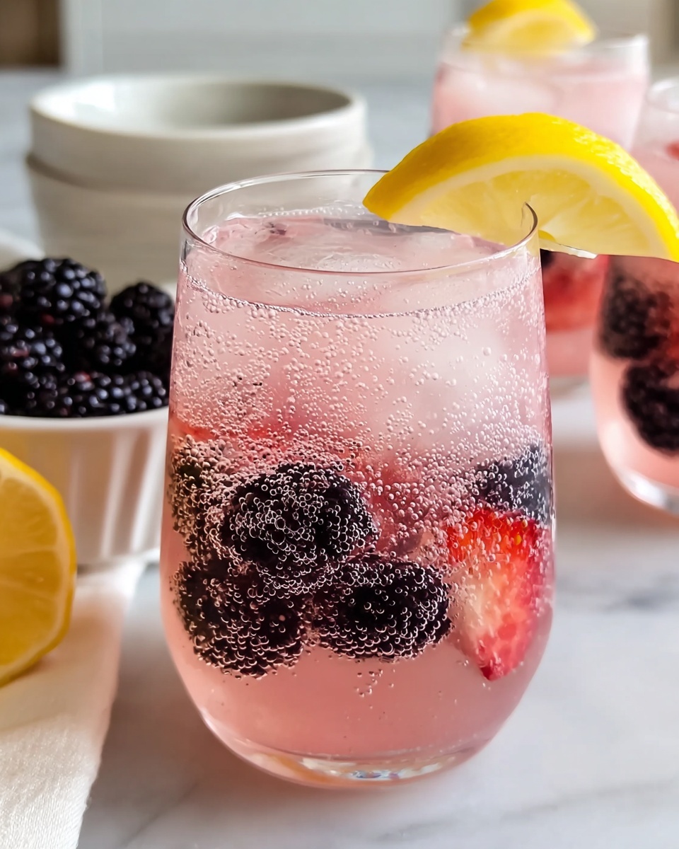 Strawberry Sparkler Mocktail Recipe - Recipe Image