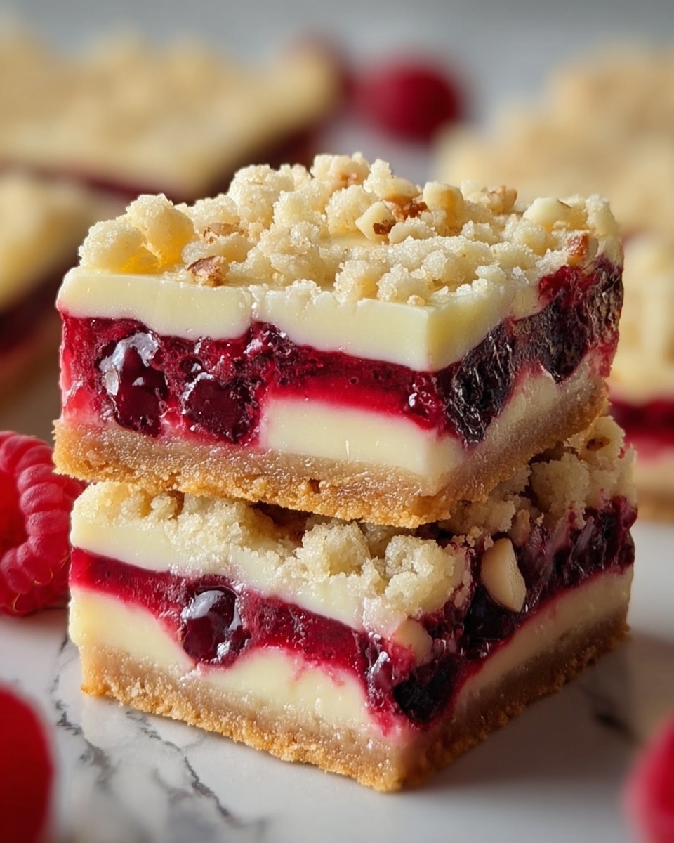 Heavenly Raspberry Cheesecake Bars Recipe - Recipe Image