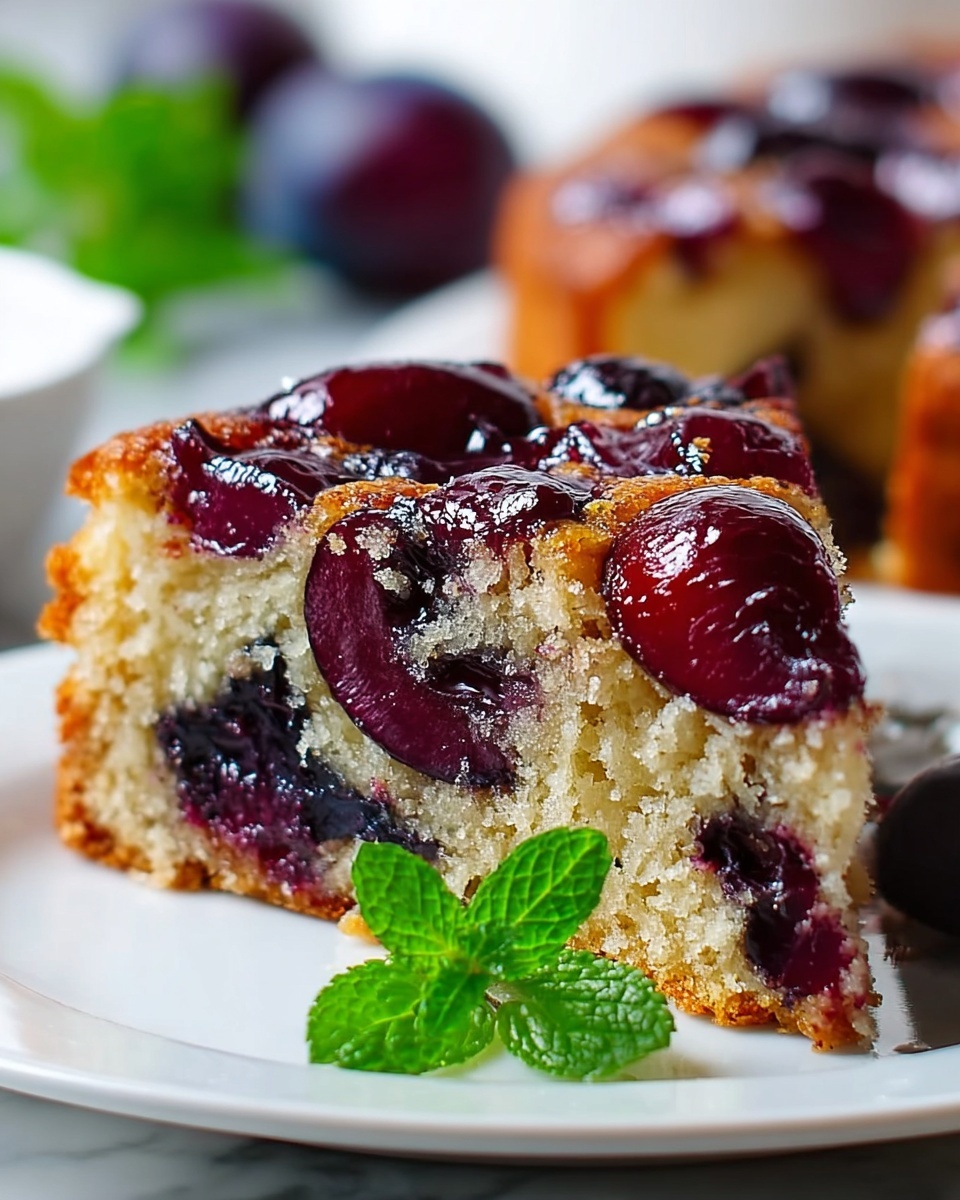 Moist Plum Cake Recipe - Recipe Image